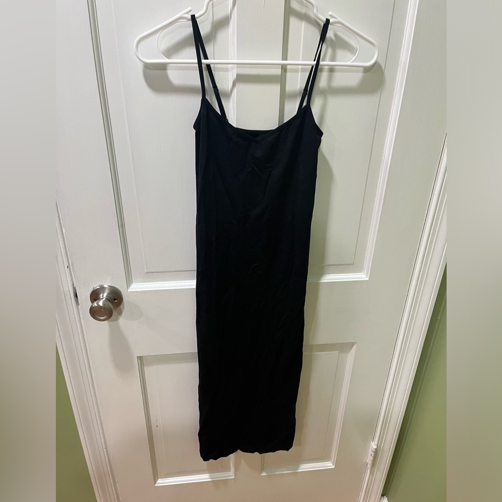 Free People Tea Length Seamless Slip On Dress